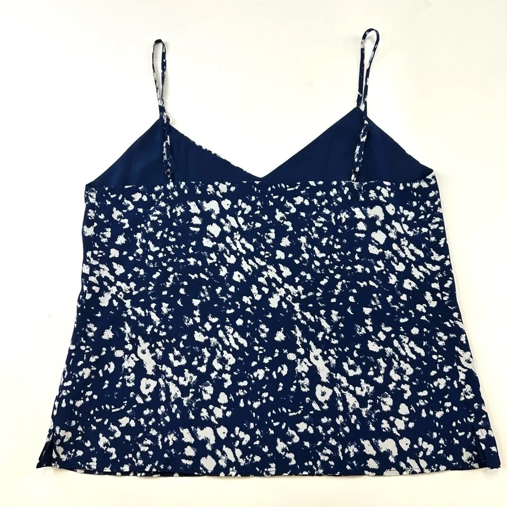 L'Agence Top Womens Jane Silk Camisole Tank VNeck Spaghetti Strap Satin Large - Picture 10 of 11